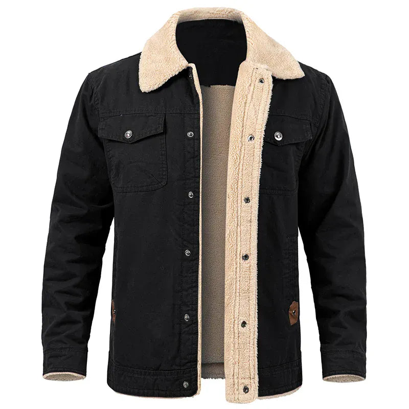 Sherpa jacka herr Svart / S