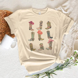 "Should've been a cowgirl" T-shirt Pastel Collection / XS