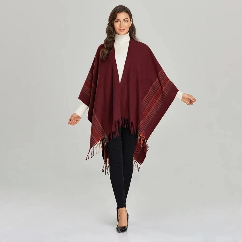 Sjal poncho