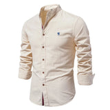 Skjorta murarkrage herr Beige / S