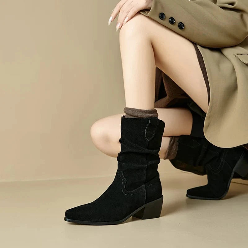 Slouchiga Cowboyboots i Mocka