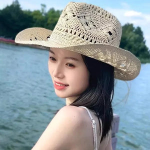 Sommar Cowboyhatt Halm