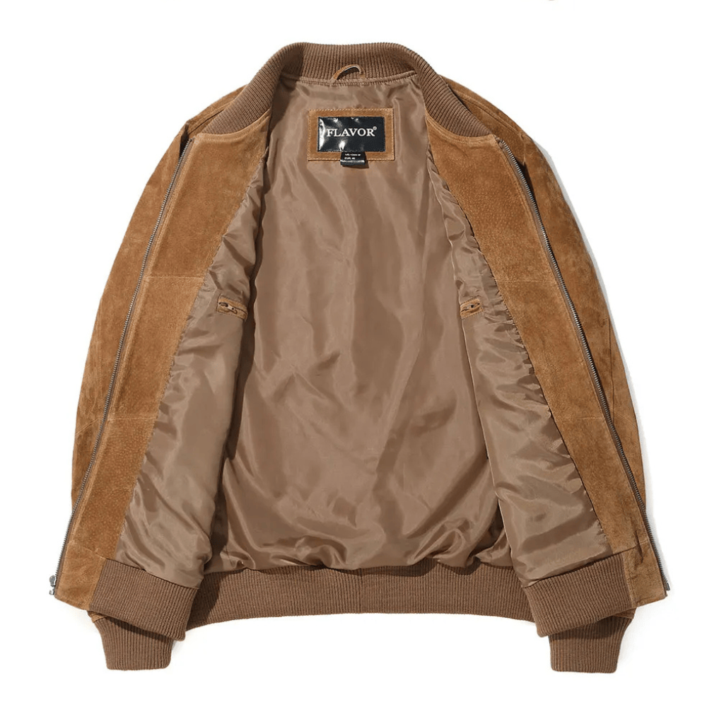 Suede jacka herr