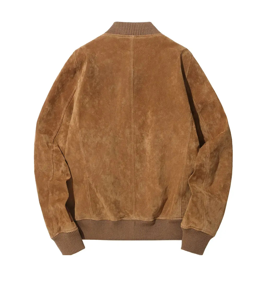 Suede jacka herr