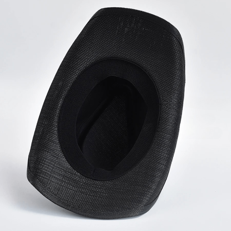 Svart cowboyhatt