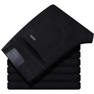 Svarta jeans herr straight