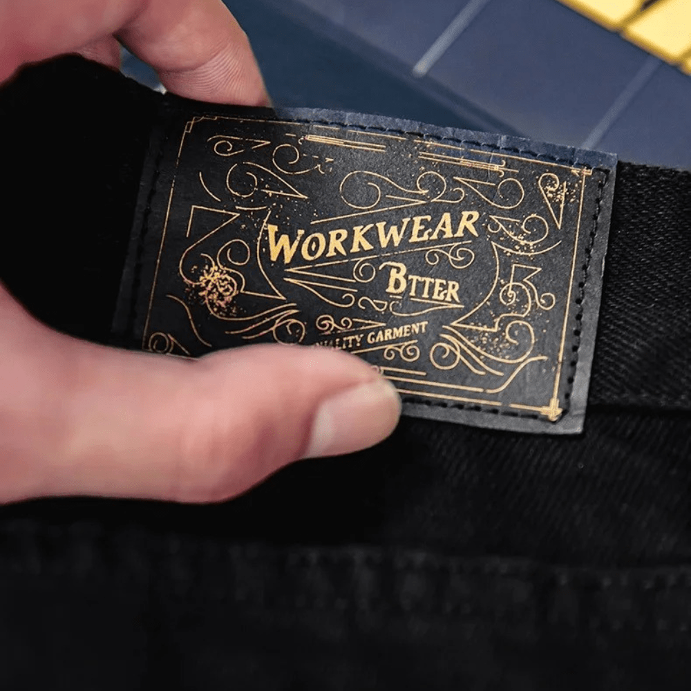 Svarta jeans straight