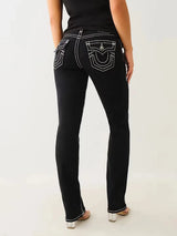 Svarta raka jeans dam Svart / S