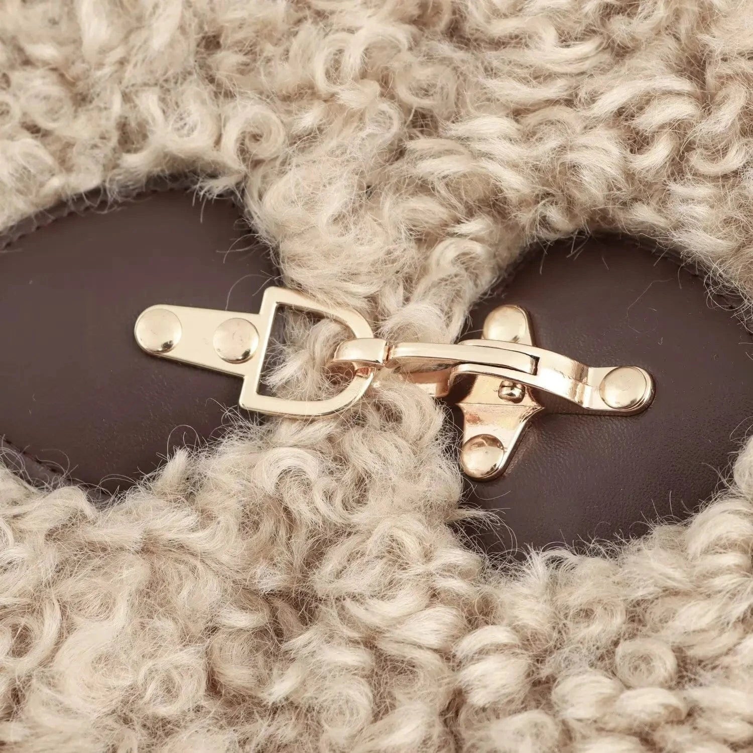 Teddy jacka dam beige