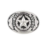 The State of Texas bältesspänne cowboy Silver