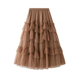 Tutu kjol dam Brun / One Size