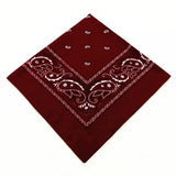 Vinröd bandana Vinröd