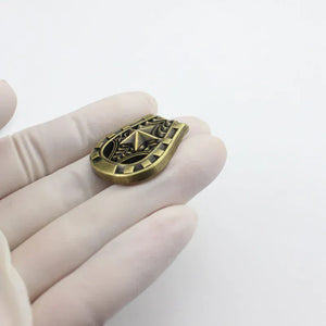 Vintage concho med stjärnmotiv