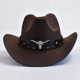 Vinter cowboyhatt Brun / 56-58cm