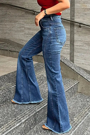 Western bootcut jeans Blå / S