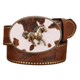 Westernbälte galopperande häst Mörkbrun / 120cm