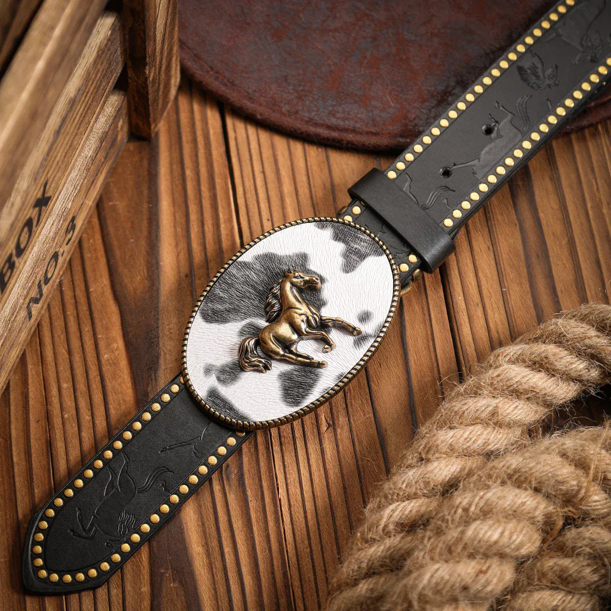 Westernbälte galopperande häst
