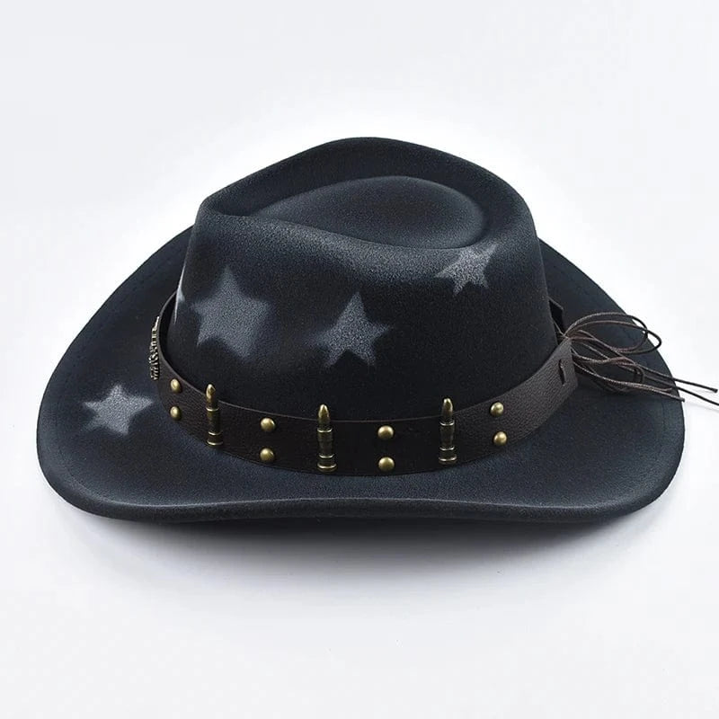 Westernhatt med Stjärnmotiv