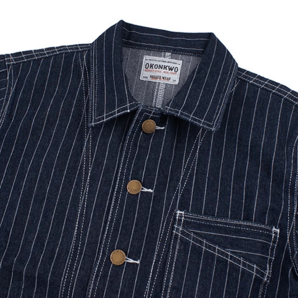 Workwear denim skjorta